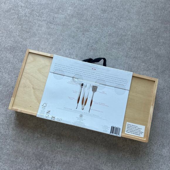 NIB Schmidt Bros Bonded Teak 4-Piece Grill Set - Picture 4 of 7